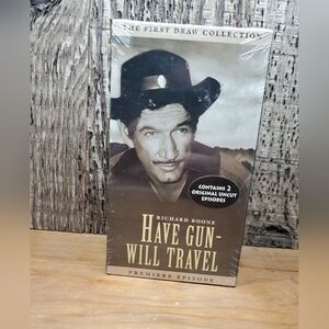 VHS Richard Boone Have Gun Will Travel Premiere Episode Brand NewFactory Sealed
